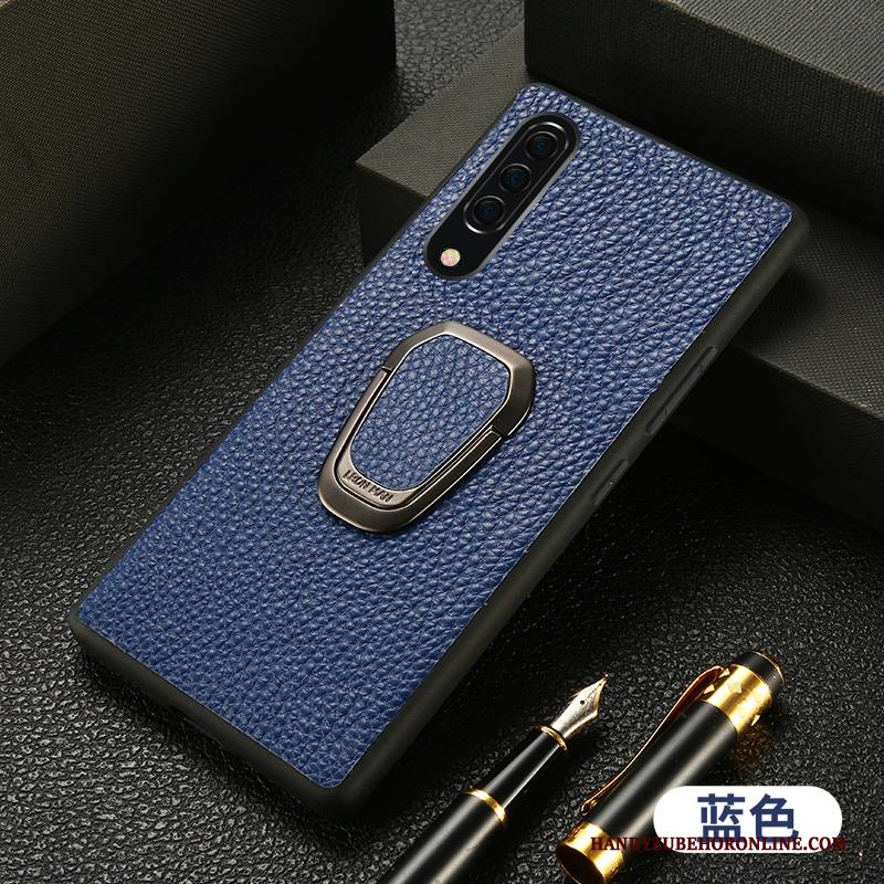 Hülle Samsung Galaxy A90 5g Leder High-end Magnetismus, Case Samsung Galaxy A90 5g Lederhülle Anti-sturz Business