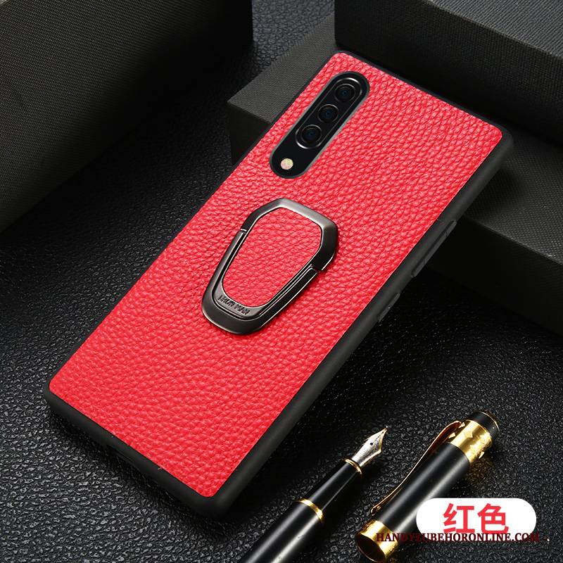 Hülle Samsung Galaxy A90 5g Leder High-end Magnetismus, Case Samsung Galaxy A90 5g Lederhülle Anti-sturz Business