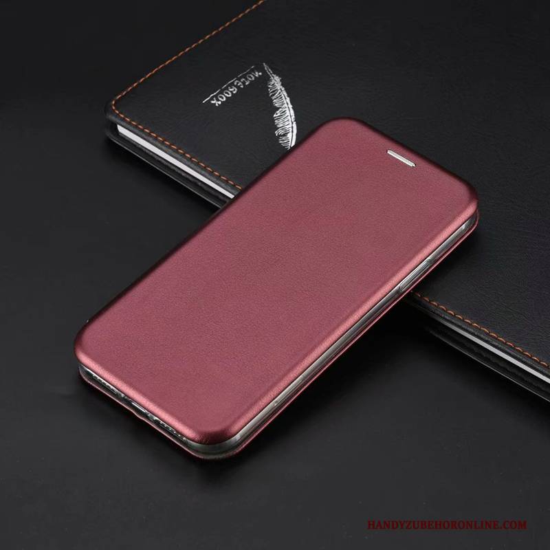 Hülle Samsung Galaxy A90 5g Schutz Schlank Lila, Case Samsung Galaxy A90 5g Folio Anti-sturz Handyhüllen