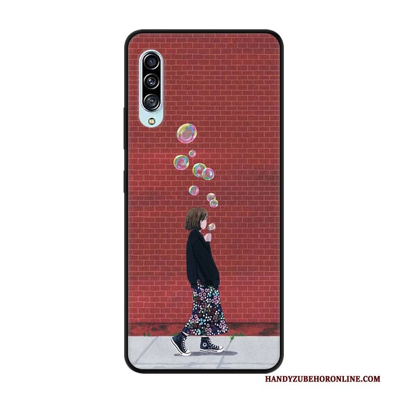 Hülle Samsung Galaxy A90 5g Silikon Anti-sturz Angepasst, Case Samsung Galaxy A90 5g Schutz Handyhüllen Schwarz