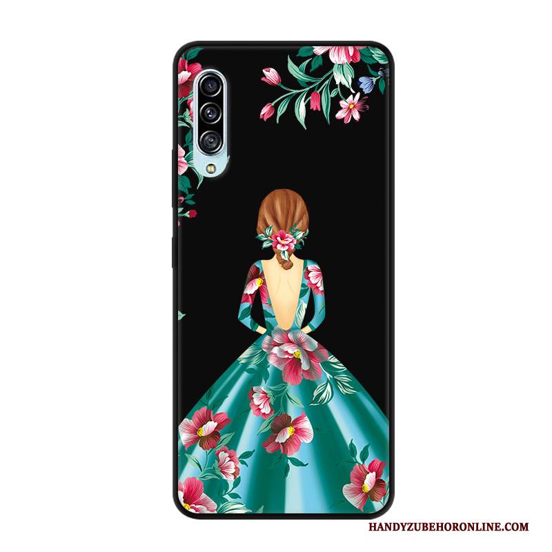 Hülle Samsung Galaxy A90 5g Silikon Anti-sturz Angepasst, Case Samsung Galaxy A90 5g Schutz Handyhüllen Schwarz