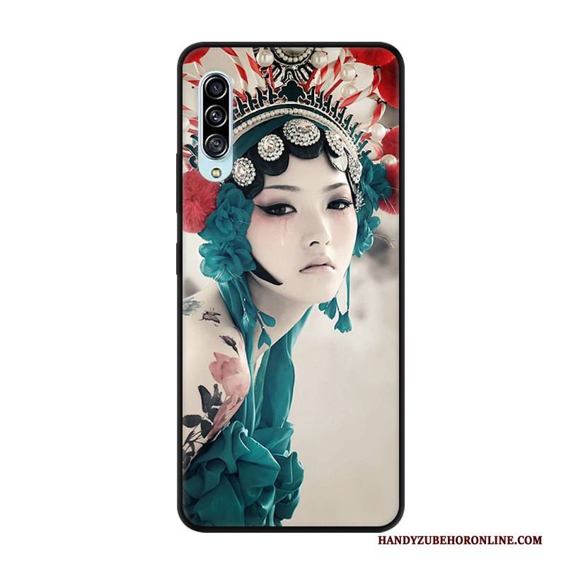 Hülle Samsung Galaxy A90 5g Silikon Anti-sturz Angepasst, Case Samsung Galaxy A90 5g Schutz Handyhüllen Schwarz