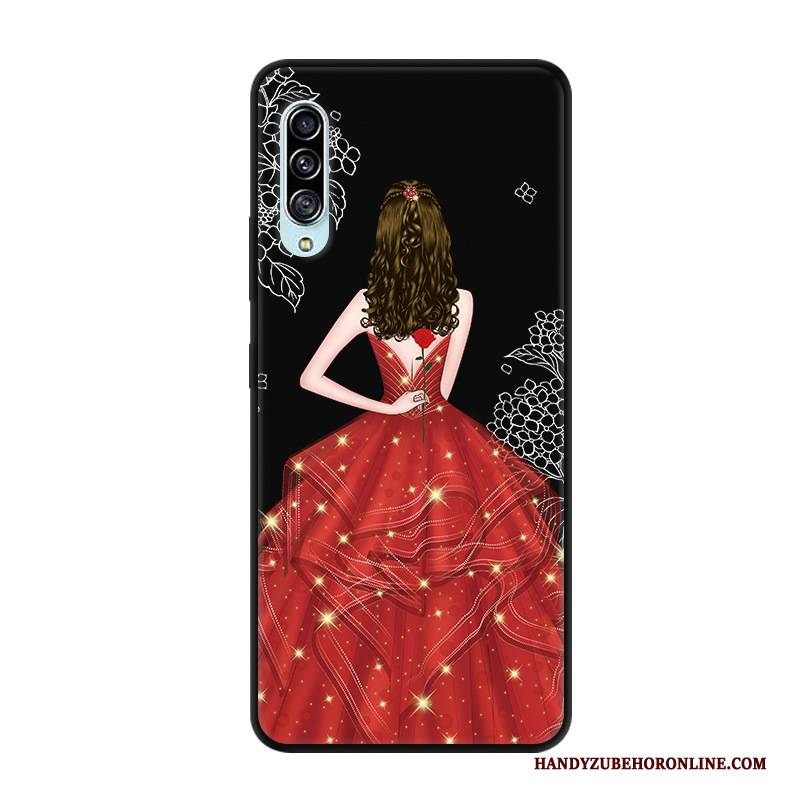 Hülle Samsung Galaxy A90 5g Silikon Anti-sturz Angepasst, Case Samsung Galaxy A90 5g Schutz Handyhüllen Schwarz