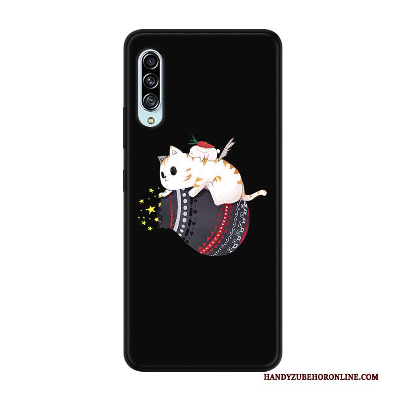 Hülle Samsung Galaxy A90 5g Silikon Anti-sturz Angepasst, Case Samsung Galaxy A90 5g Schutz Handyhüllen Schwarz