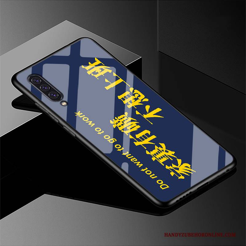 Hülle Samsung Galaxy A90 5g Silikon Handyhüllen Spiegel, Case Samsung Galaxy A90 5g Schutz England Weiß