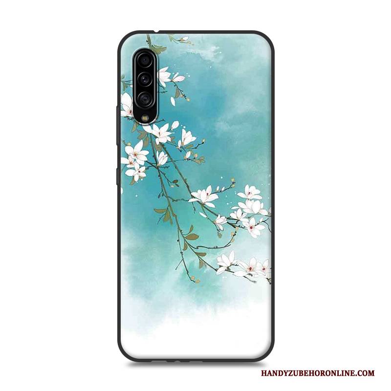 Hülle Samsung Galaxy A90 5g Silikon Persönlichkeit Handyhüllen, Case Samsung Galaxy A90 5g Schutz Chinesische Art Rosa