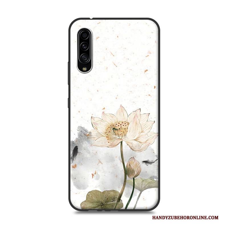 Hülle Samsung Galaxy A90 5g Silikon Persönlichkeit Handyhüllen, Case Samsung Galaxy A90 5g Schutz Chinesische Art Rosa