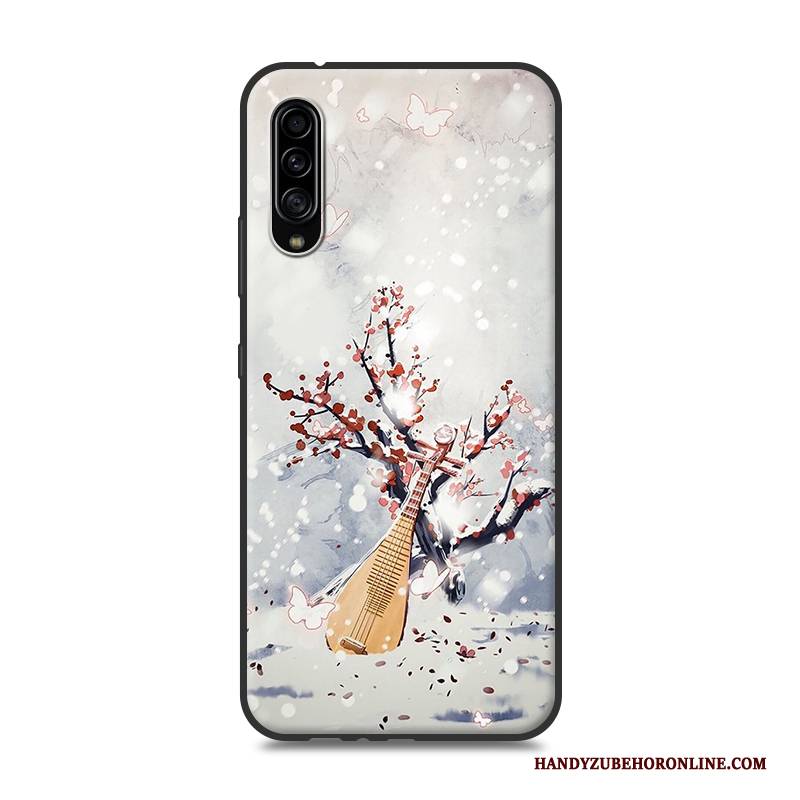 Hülle Samsung Galaxy A90 5g Silikon Persönlichkeit Handyhüllen, Case Samsung Galaxy A90 5g Schutz Chinesische Art Rosa