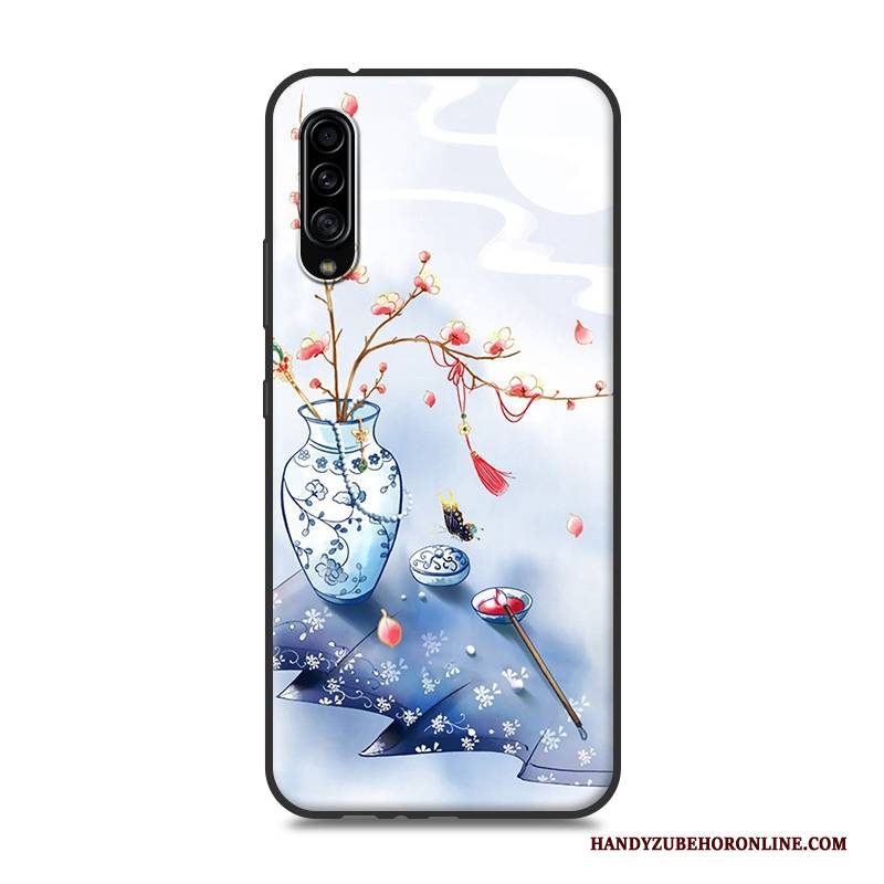 Hülle Samsung Galaxy A90 5g Silikon Persönlichkeit Handyhüllen, Case Samsung Galaxy A90 5g Schutz Chinesische Art Rosa