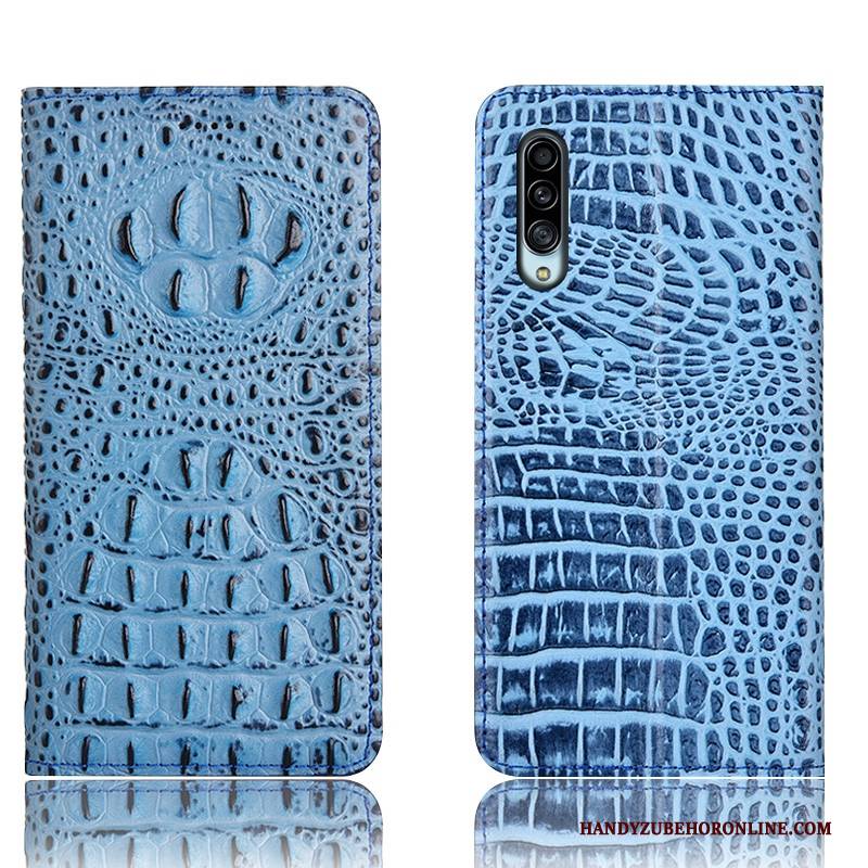 Hülle Samsung Galaxy A90 5g Taschen Handyhüllen Anti-sturz, Case Samsung Galaxy A90 5g Leder Muster Krokodilmuster