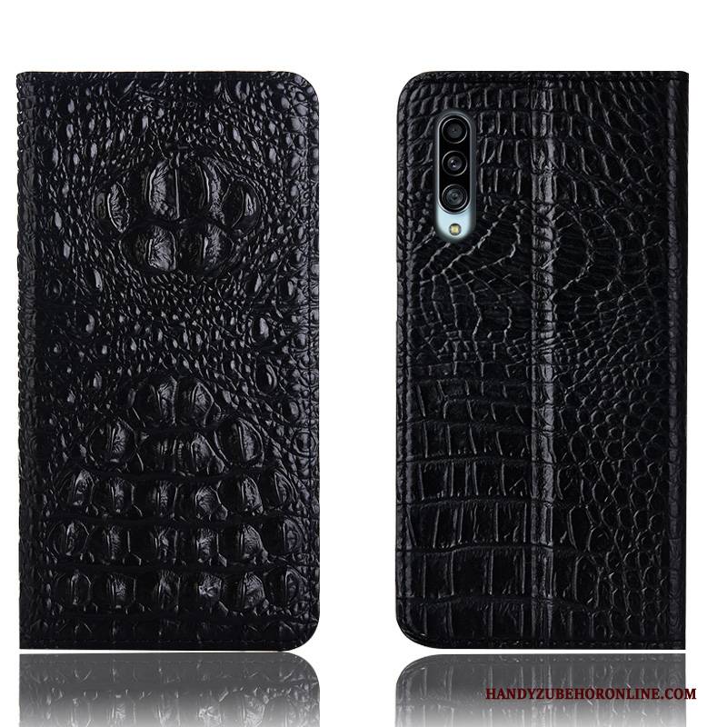 Hülle Samsung Galaxy A90 5g Taschen Handyhüllen Anti-sturz, Case Samsung Galaxy A90 5g Leder Muster Krokodilmuster