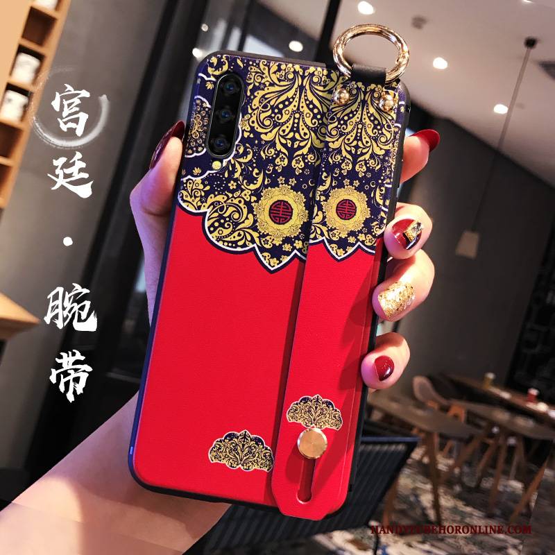 Hülle Samsung Galaxy A90 5g Weiche Anti-sturz Trendmarke, Case Samsung Galaxy A90 5g Silikon Rot Neu