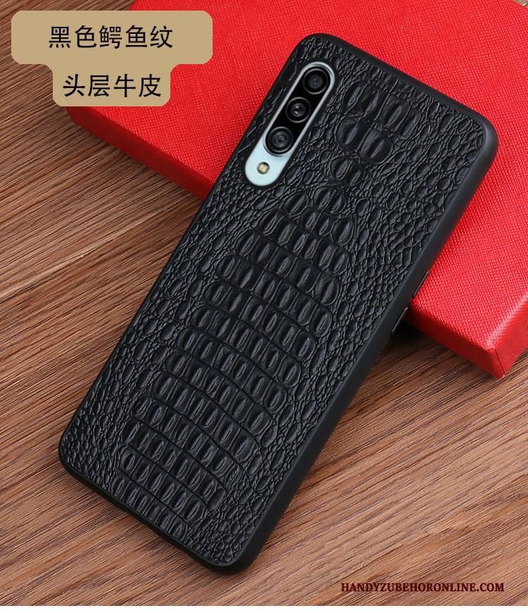 Hülle Samsung Galaxy A90 5g Weiche Anti-sturz Verschleißfeste, Case Samsung Galaxy A90 5g Taschen Krokodilmuster Handyhüllen