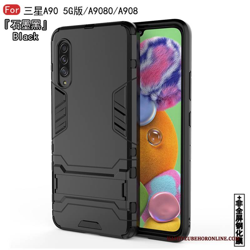 Hülle Samsung Galaxy A90 5g Weiche Handyhüllen Schwer, Case Samsung Galaxy A90 5g Schutz Anti-sturz Muster