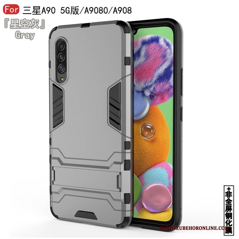 Hülle Samsung Galaxy A90 5g Weiche Handyhüllen Schwer, Case Samsung Galaxy A90 5g Schutz Anti-sturz Muster