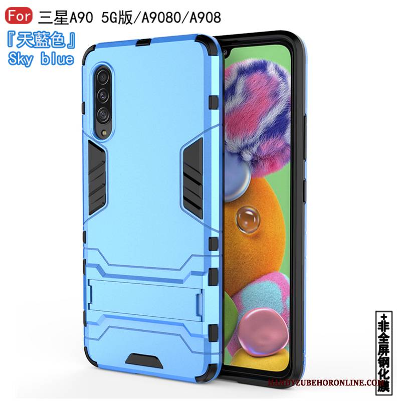 Hülle Samsung Galaxy A90 5g Weiche Handyhüllen Schwer, Case Samsung Galaxy A90 5g Schutz Anti-sturz Muster