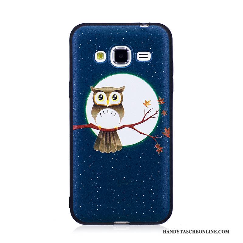 Hülle Samsung Galaxy J3 2016 Karikatur Handyhüllen Trend, Case Samsung Galaxy J3 2016 Gemalt