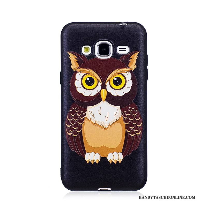 Hülle Samsung Galaxy J3 2016 Karikatur Handyhüllen Trend, Case Samsung Galaxy J3 2016 Gemalt