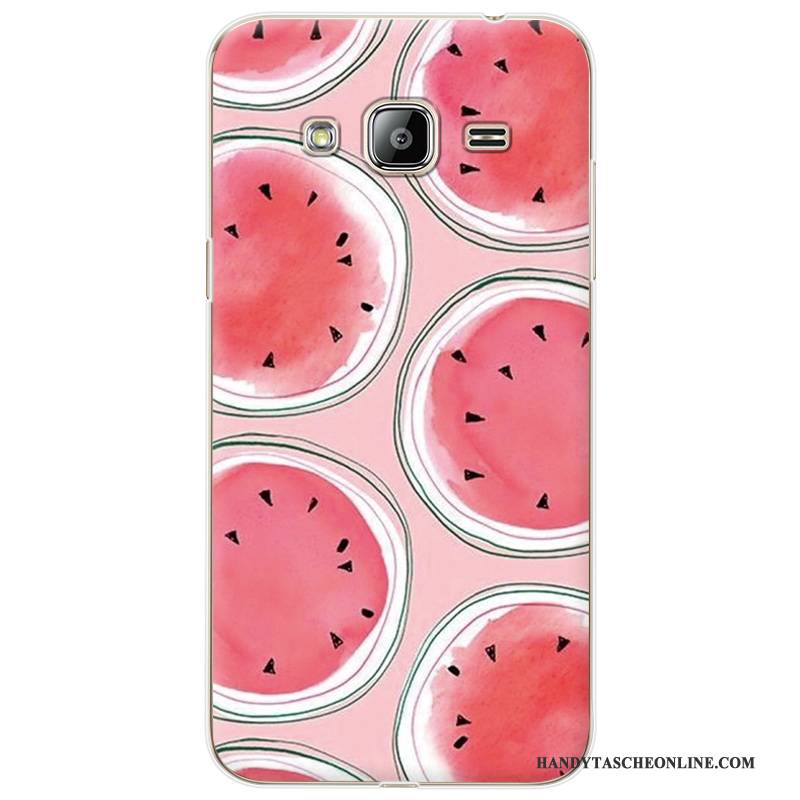 Hülle Samsung Galaxy J3 2016 Karikatur Trend Handyhüllen, Case Samsung Galaxy J3 2016 Mini Nette