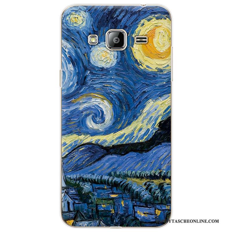 Hülle Samsung Galaxy J3 2016 Karikatur Trend Handyhüllen, Case Samsung Galaxy J3 2016 Mini Nette