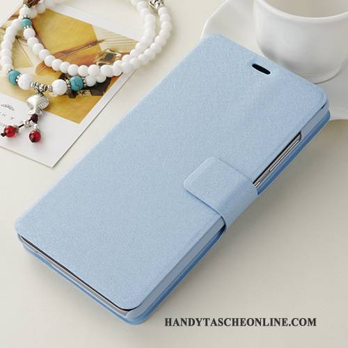 Hülle Samsung Galaxy J3 2016 Lederhülle Hellblau Trend, Case Samsung Galaxy J3 2016 Folio