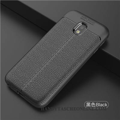 Hülle Samsung Galaxy J3 2017 Silikon Muster Anti-sturz, Case Samsung Galaxy J3 2017 Kreativ Handyhüllen Blau