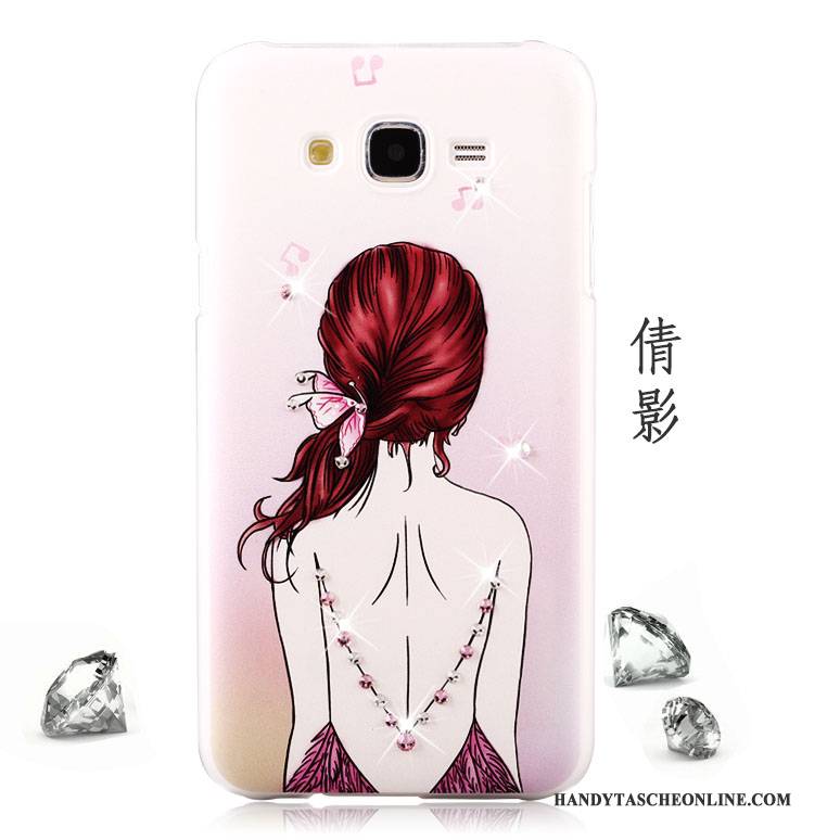 Hülle Samsung Galaxy J5 2015 Gemalt Handyhüllen Schwer, Case Samsung Galaxy J5 2015 Schutz Grün