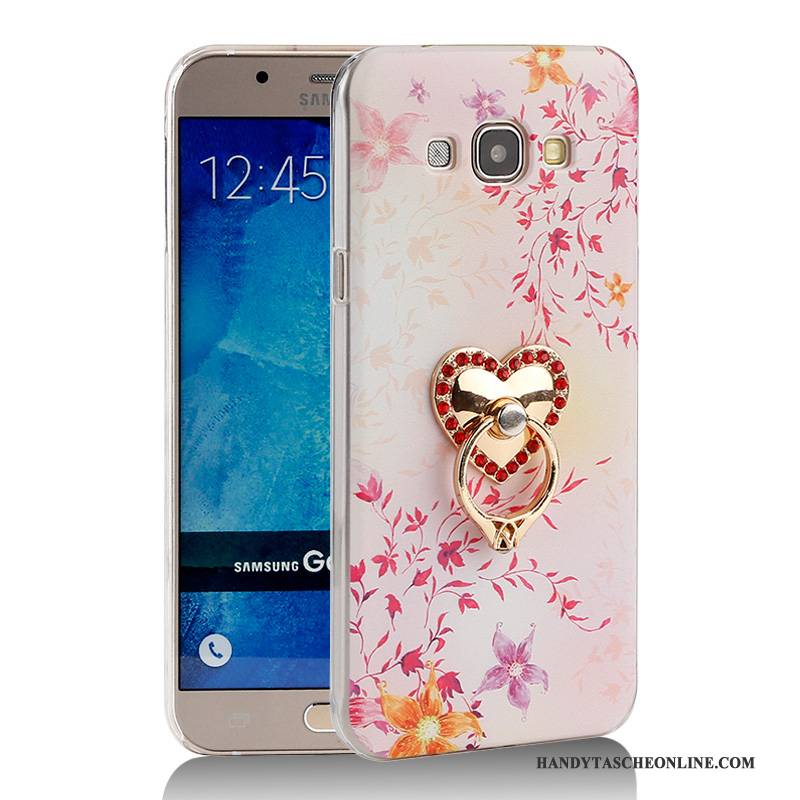 Hülle Samsung Galaxy J5 2015 Halterung Handyhüllen Rosa, Case Samsung Galaxy J5 2015 Schutz Anti-sturz