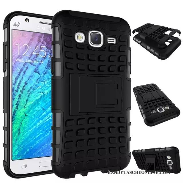 Hülle Samsung Galaxy J5 2015 Karikatur Handyhüllen Trend, Case Samsung Galaxy J5 2015 Silikon Anti-sturz Grün