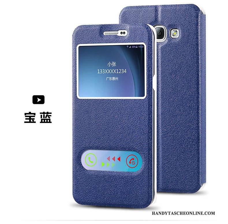 Hülle Samsung Galaxy J5 2015 Lederhülle Weiß Handyhüllen, Case Samsung Galaxy J5 2015 Folio