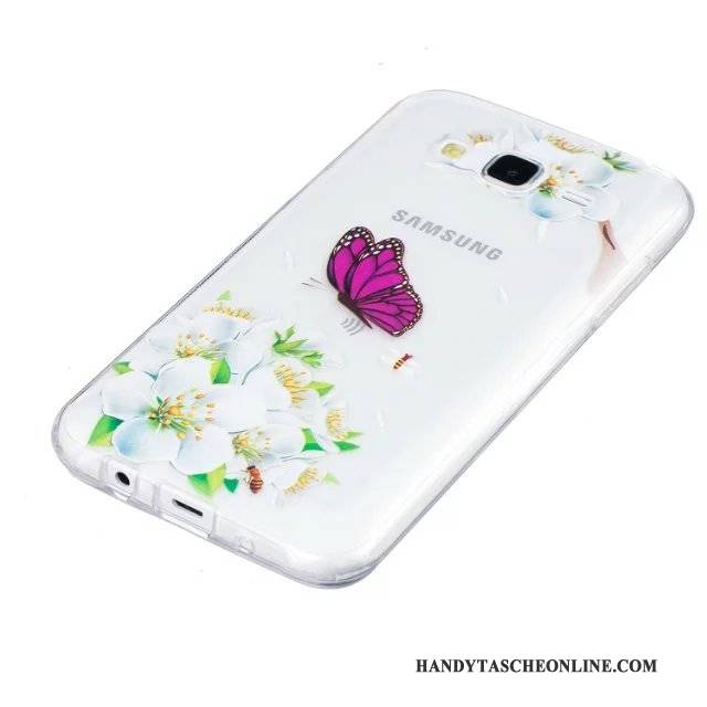 Hülle Samsung Galaxy J5 2015 Schutz Handyhüllen Grün, Case Samsung Galaxy J5 2015 Weiche