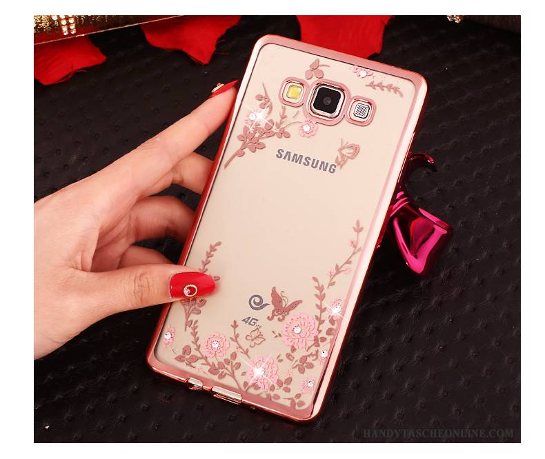 Hülle Samsung Galaxy J5 2015 Silikon Rosa Anti-sturz, Case Samsung Galaxy J5 2015 Schutz Handyhüllen