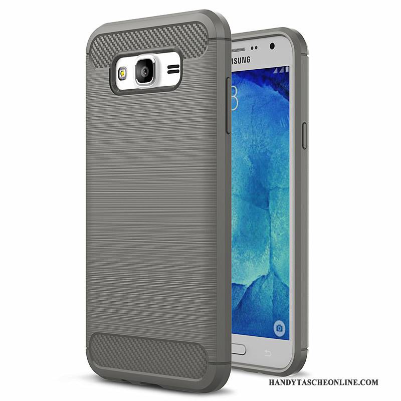 Hülle Samsung Galaxy J5 2015 Weiche Grau, Case Samsung Galaxy J5 2015 Silikon