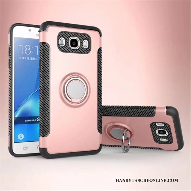 Hülle Samsung Galaxy J5 2016 Halterung Unsichtbar Schwarz, Case Samsung Galaxy J5 2016 Schutz An Bord Handyhüllen