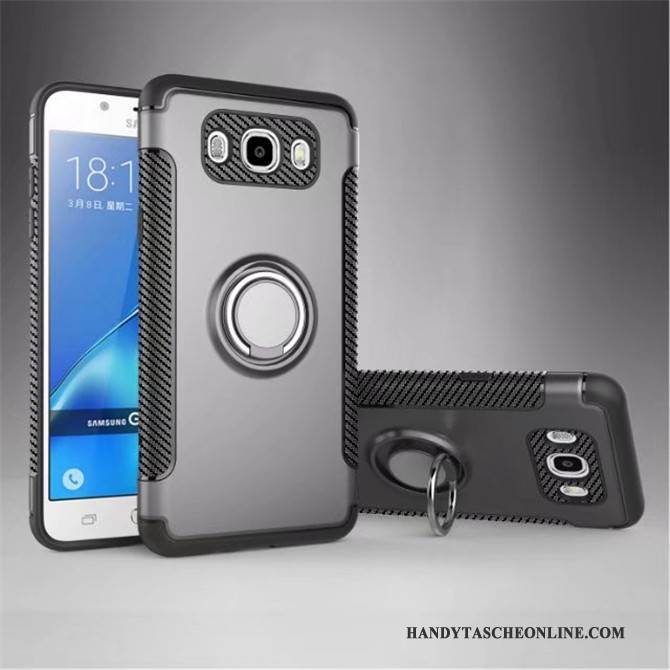 Hülle Samsung Galaxy J5 2016 Halterung Unsichtbar Schwarz, Case Samsung Galaxy J5 2016 Schutz An Bord Handyhüllen