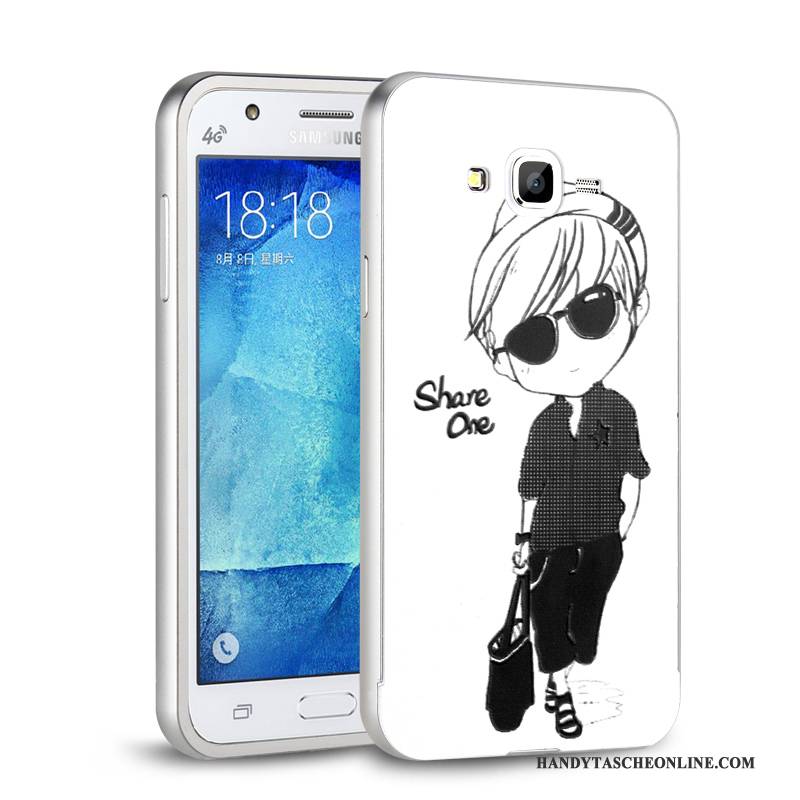 Hülle Samsung Galaxy J5 2016 Metall Anti-sturz Silber, Case Samsung Galaxy J5 2016 Schutz Schwer Grenze