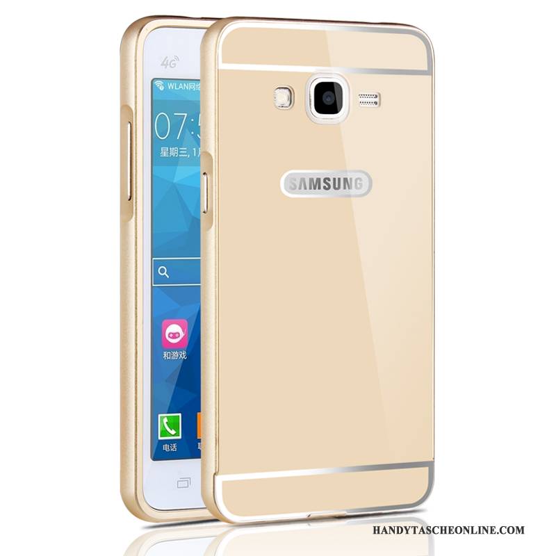 Hülle Samsung Galaxy J5 2016 Metall Anti-sturz Silber, Case Samsung Galaxy J5 2016 Schutz Schwer Grenze