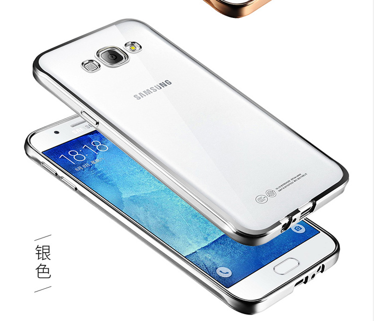 Hülle Samsung Galaxy J5 2016 Schutz Transparent Handyhüllen, Case Samsung Galaxy J5 2016 Silber Anti-sturz