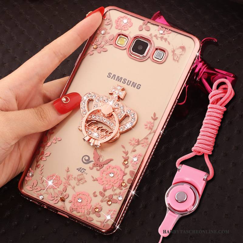 Hülle Samsung Galaxy J5 2016 Strass Rosa Handyhüllen, Case Samsung Galaxy J5 2016 Taschen