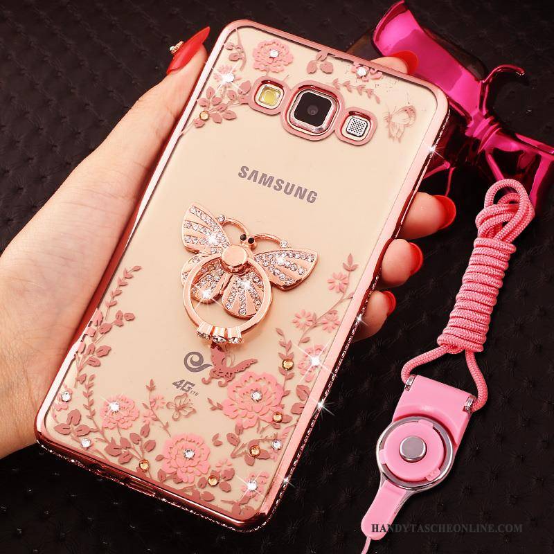 Hülle Samsung Galaxy J5 2016 Strass Rosa Handyhüllen, Case Samsung Galaxy J5 2016 Taschen