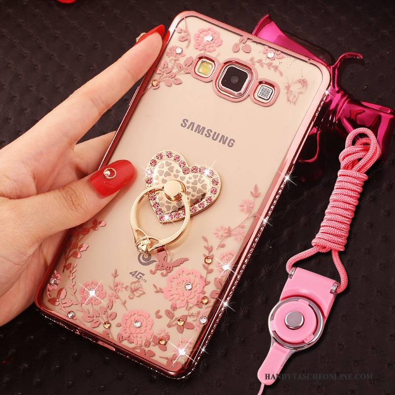 Hülle Samsung Galaxy J5 2016 Strass Rosa Handyhüllen, Case Samsung Galaxy J5 2016 Taschen