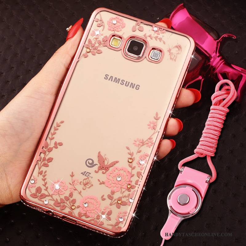 Hülle Samsung Galaxy J5 2016 Strass Rosa Handyhüllen, Case Samsung Galaxy J5 2016 Taschen