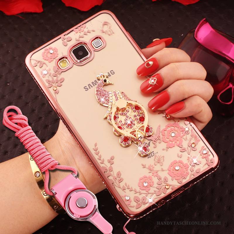 Hülle Samsung Galaxy J5 2016 Strass Rosa Handyhüllen, Case Samsung Galaxy J5 2016 Taschen