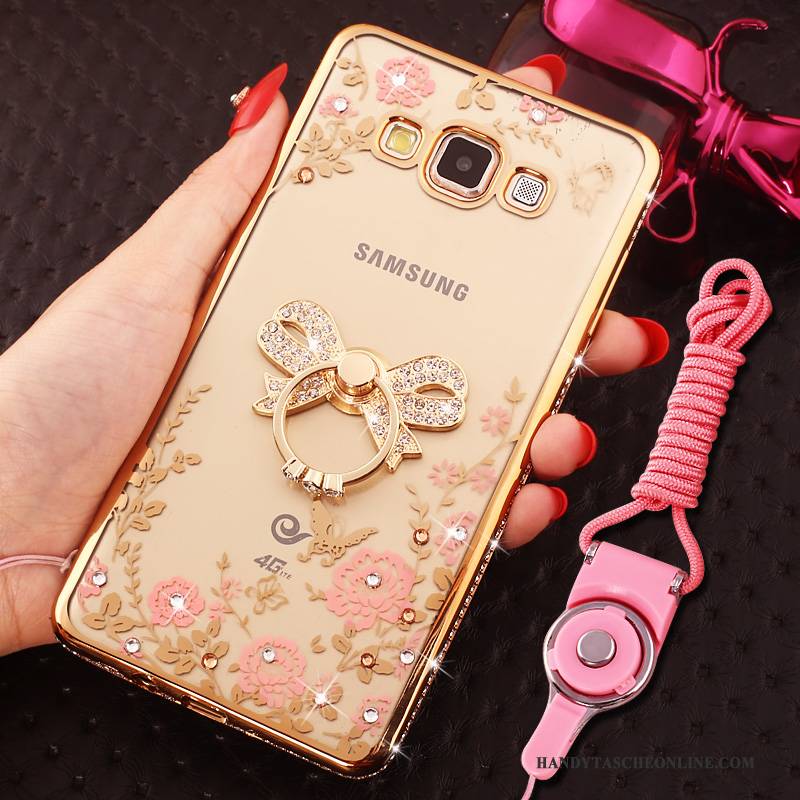 Hülle Samsung Galaxy J5 2016 Strass Rosa Handyhüllen, Case Samsung Galaxy J5 2016 Taschen