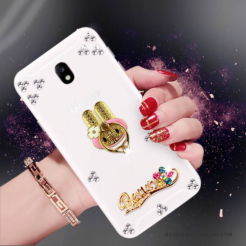 Hülle Samsung Galaxy J5 2017 Strass Handyhüllen Weiß, Case Samsung Galaxy J5 2017 Schutz Trend Europa