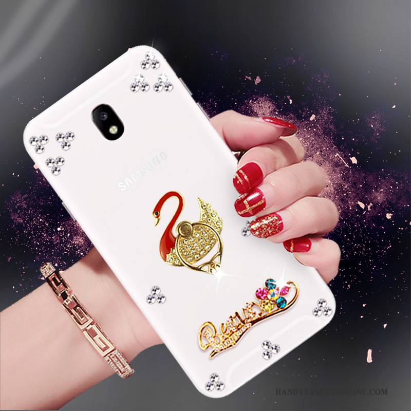 Hülle Samsung Galaxy J5 2017 Strass Handyhüllen Weiß, Case Samsung Galaxy J5 2017 Schutz Trend Europa