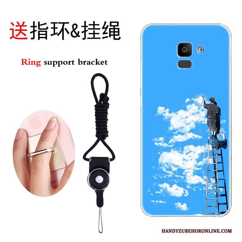 Hülle Samsung Galaxy J6 Schutz Handyhüllen Trend, Case Samsung Galaxy J6 Karikatur