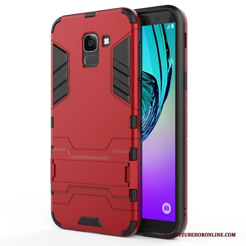 Hülle Samsung Galaxy J6 Taschen Handyhüllen Anti-sturz, Case Samsung Galaxy J6 Schutz Schwer Gelb