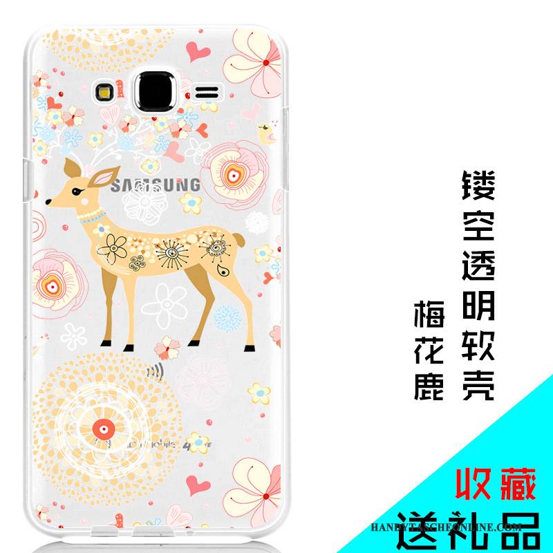 Hülle Samsung Galaxy J7 2015 Schutz Handyhüllen Transparent, Case Samsung Galaxy J7 2015 Weiche