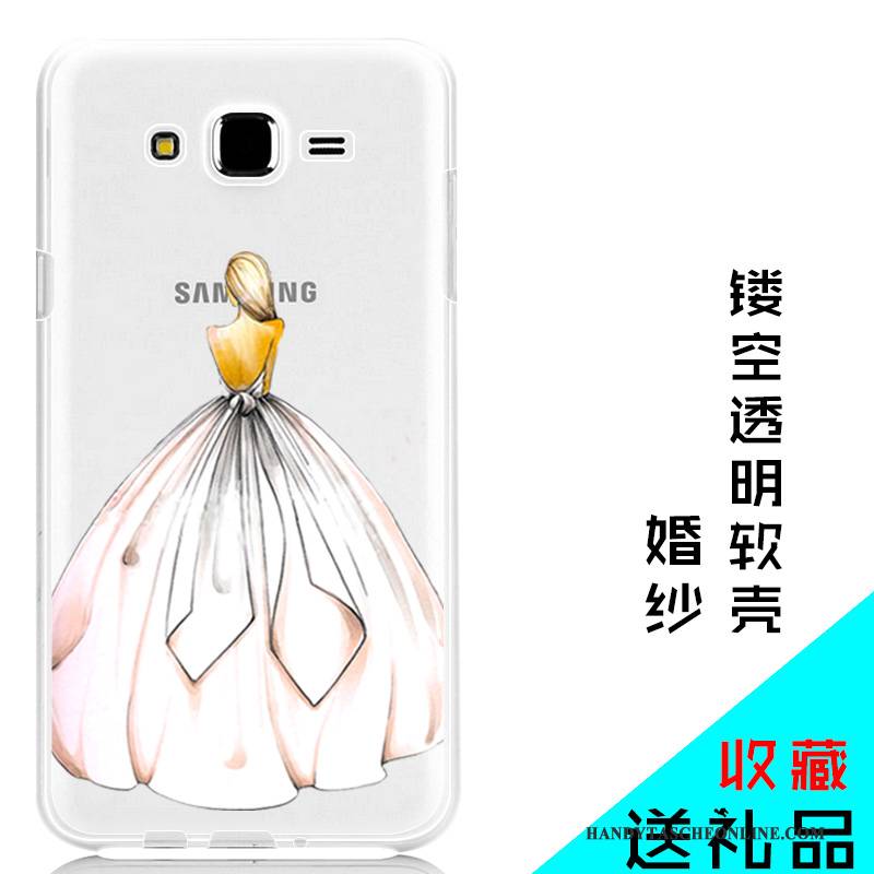 Hülle Samsung Galaxy J7 2015 Schutz Handyhüllen Transparent, Case Samsung Galaxy J7 2015 Weiche